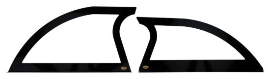 Aluminum Sails Black Pair Open Style