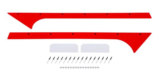 Pillar A Pair Late Model Red