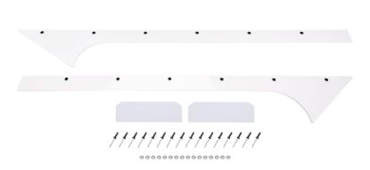 Pillar A Pair Late Model White