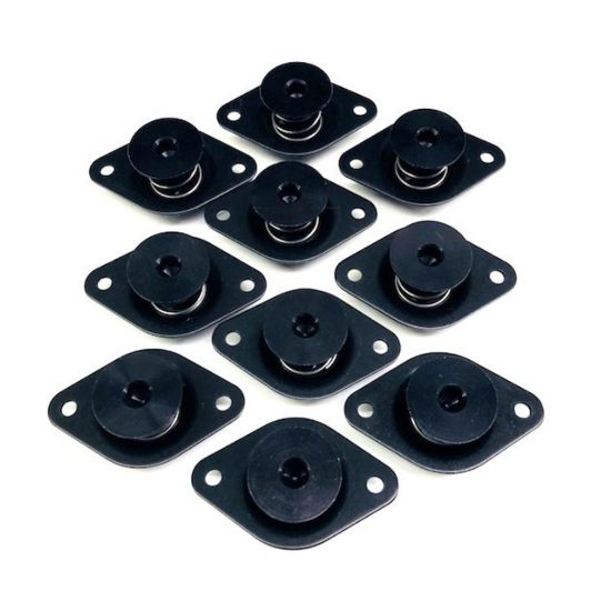 Qtr Turn Self Eject Alm Fastener Large Hex Head