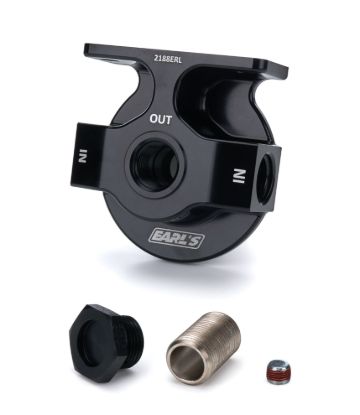 Billet Remote Oil Filter Mount - Lightweight
