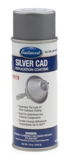Silver Cad Paint 12oz Aerosol