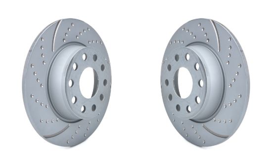 Brake Rotor Kit Turbo Rear Volkswagen Golf