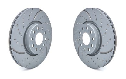 Brake Rotor Kit Turbo Front Volkswagen Golf