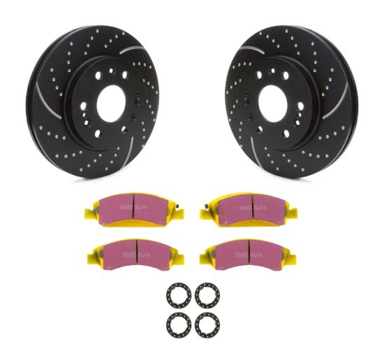 Brake Rotor & Pad Kit Yellowstuff GM Truck/SUV