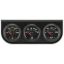 2.0 Dia Triple Gauge Set w/Black Panel