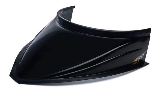 Hood Scoop 5in Tall 18in Wide Curved Black
