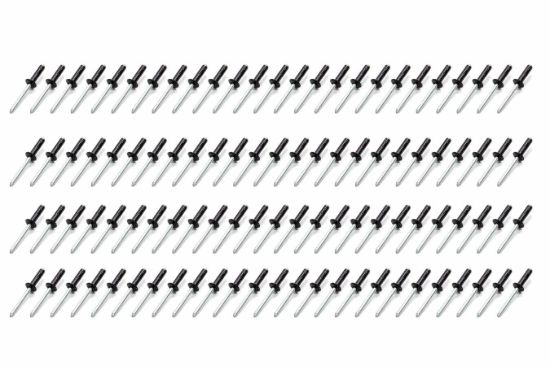 Sm Hd Rivet Black Multi -grip 100pk