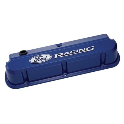 Slant Edge Valve Cover Set w/Ford Racing Logo