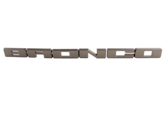 Bronco Grille Lettering Overlay Kit- Bronze