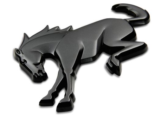 Bronco Rear Emblem - Mattte Black