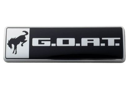 Bronco/Bronco Sport G.OA.T. Badge Black/Chrm