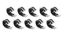 Padded Line Clamps 10pk 7/8 (#10)