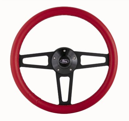 Billet T Series Red Wrap ped Steering Wheel
