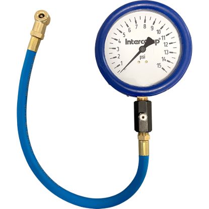 Air Gauge 15 x 1/2 psi 4in Glow Dial