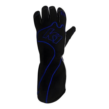 Gloves Karting RS1 Youth 4X-Small Black/Blue