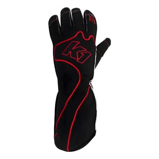 Gloves Karting RS1 Youth 3X-Small Black/Red
