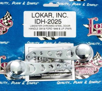 49-Up GM/Ford Door Handles Chrome Pair