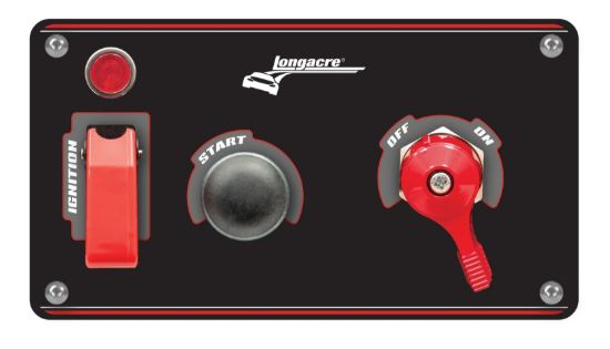 Ignition Panel Black w/Batt Disconnect