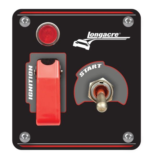 Ignition Panel Black Switch w/Pilot Light