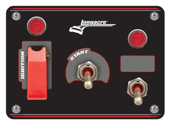 Ignition Panel Black w/ 1 Acc and Pilot Light