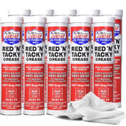 Red-N-Tacky Grease Case 10 x 14oz Cartridge