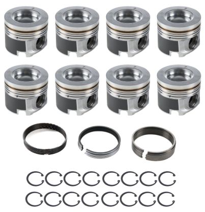 Duramax PowerPak Piston Set 4.055 Bore 6.6L LP5