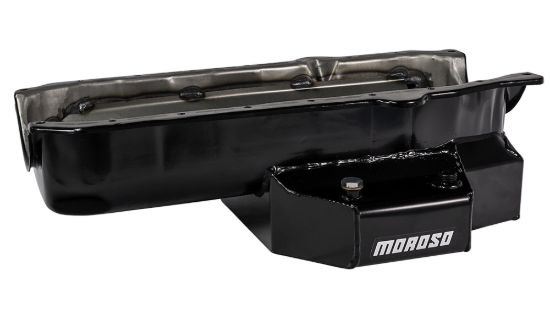 SBC C/T Oil Pan - RH Dipstick