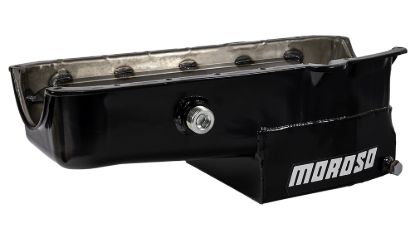 SBC C/T Oil Pan - 7qt. LH Dipstick w/Ins. Bung