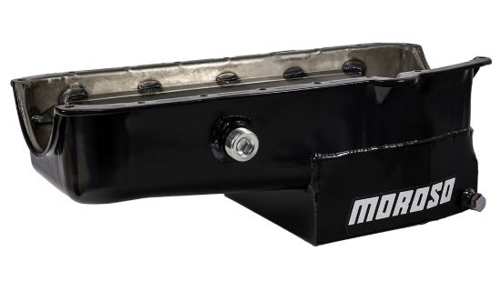 SBC C/T Oil Pan - 7qt. LH Dipstick w/Ins. Bung