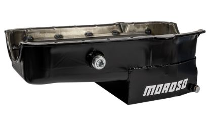 SBC C/T Oil Pan - 7qt. RH Dipstick w/Ins. Plug