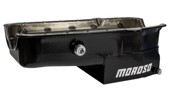 SBC C/T Oil Pan - 7qt. RH Dipstick w/Ins. Plug