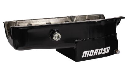 SBC C/T Oil Pan - 7qt. 1pc. R/M w/Ins. Bung