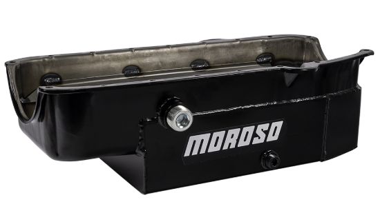 SBC 8qt CT Oil Pan - RH Dipstick 86-UP