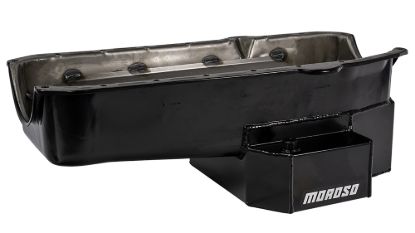 SBC RR 7qt Oil Pan w/RH Dipstick 80-85