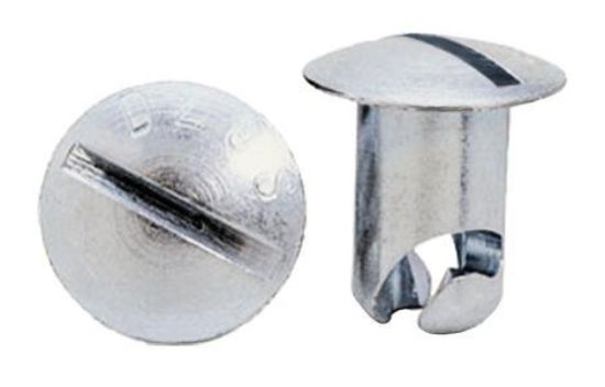 Quick Fastener Oval 7/16 x .450 .Steel