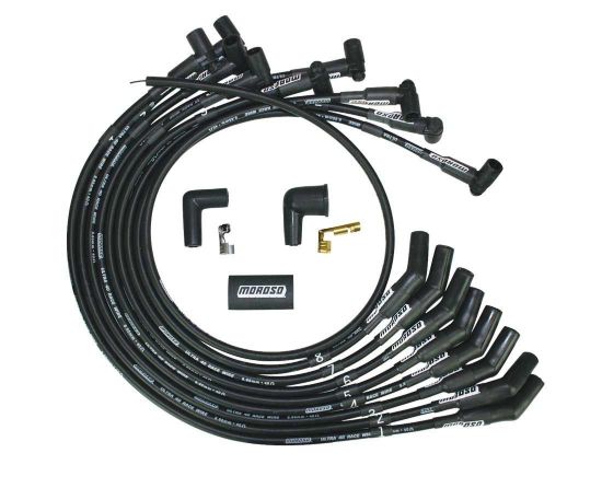 Ultra 40 Plug Wire Set SBF 302  HEI  Black