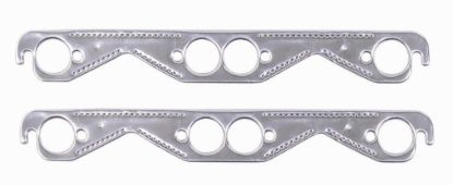 Alum SBC Exhaust Gasket Round Port
