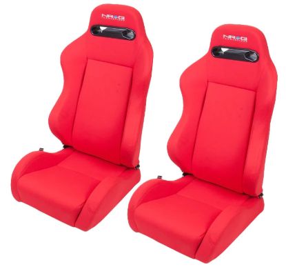 Seat Type-R  Reclinable Red Cloth w/Red Stich