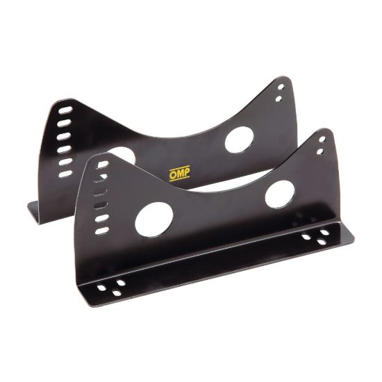 Seat Brackets Low Mount Steel Black