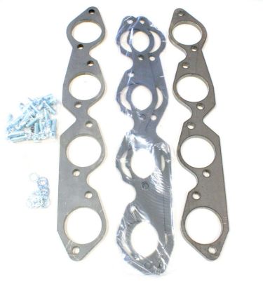 BBC Header Flange Kit w/Round Port