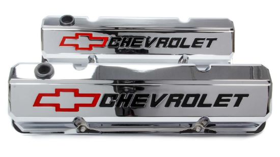 SBC Slant Edge Chrome V/C Tall Recessed Logo