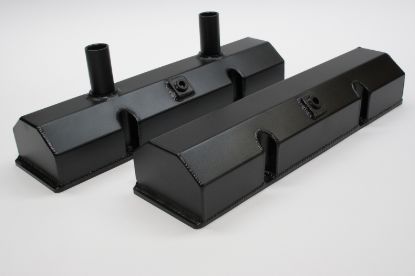SBC Fab Alm Valve Cover Set