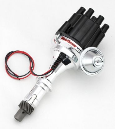 Pontiac V8 Billet Distributor w/Black Cap