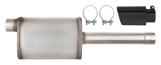 19-25 GM P/U Muffler/Tip Kit Black