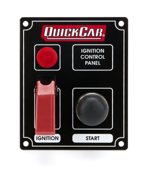Ignition Panel Black w/ Flip Switch & Lights
