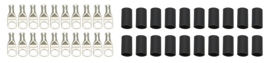 Ring Terminals 1/2in 6 Ga w/Heat Shrink 20pk