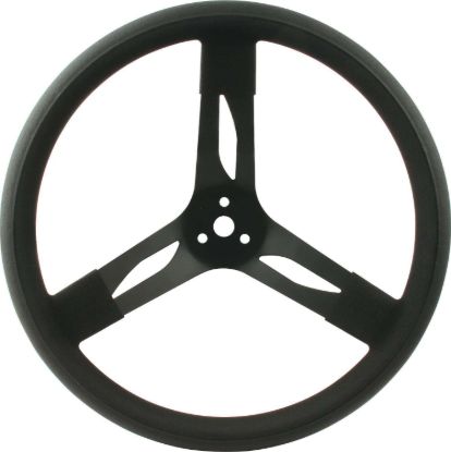 15in Steering Wheel Stl Black