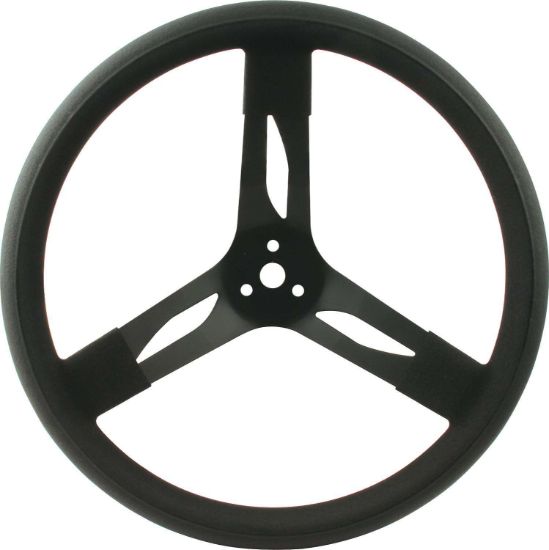 15in Steering Wheel Stl Black