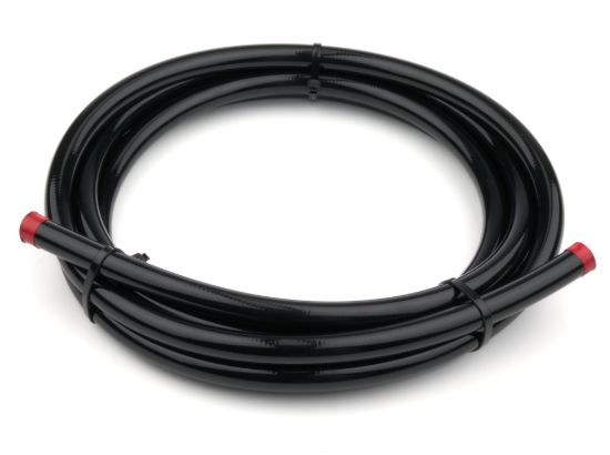 8AN Non-Carbon Lined PTFE Hose Black 10ft
